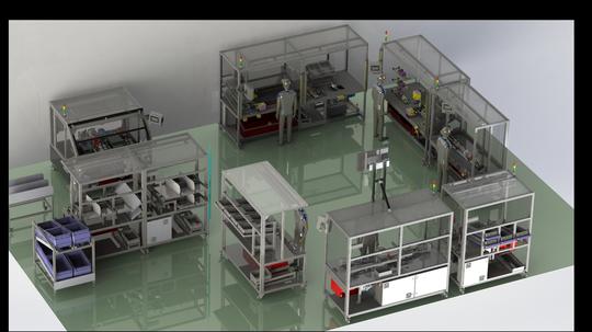 Linka na kompletizáciu a testing radiaceho mechanizmu do osobných automobilov (3x mechanický konštruktér)